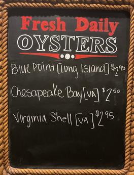 Daily Fresh Oysters